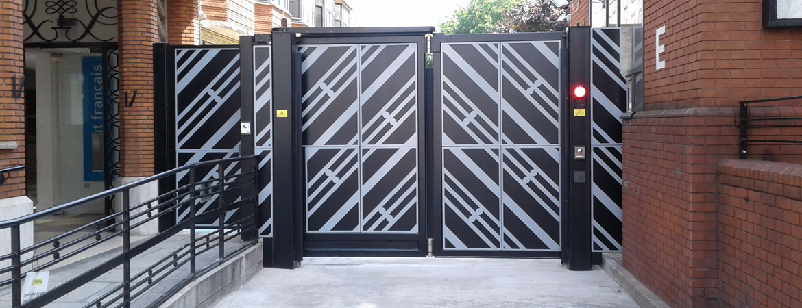 Crash Tested Bi-Folding Gates