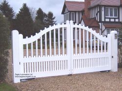 Eagle Hardwood Electric Gate Surrey