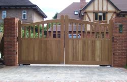 Oak Electric Gate